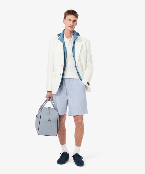 LACOSTE（ラコステ）の「リヨセルブレンドストライプショーツ（その他パンツ・メンズ・ライトブルー/グリーン・2/3/4/5）」の17枚目の写真