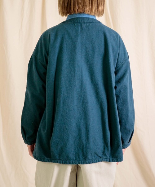 Brocante / ブロカント] 20sフランネル カルディガンシャツ | Domingo