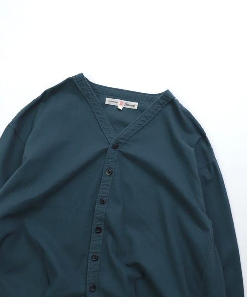 Brocante / ブロカント] 20sフランネル カルディガンシャツ | Domingo