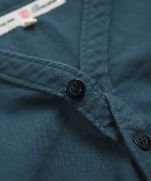 Brocante / ブロカント] 20sフランネル カルディガンシャツ | Domingo