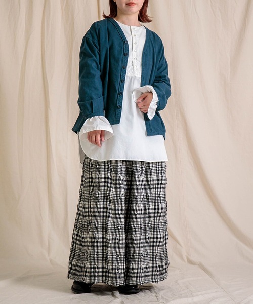 【ブロカントしげ品】 Brocante / ブロカント] 20sフランネル カルディガンシャツ | Domingo