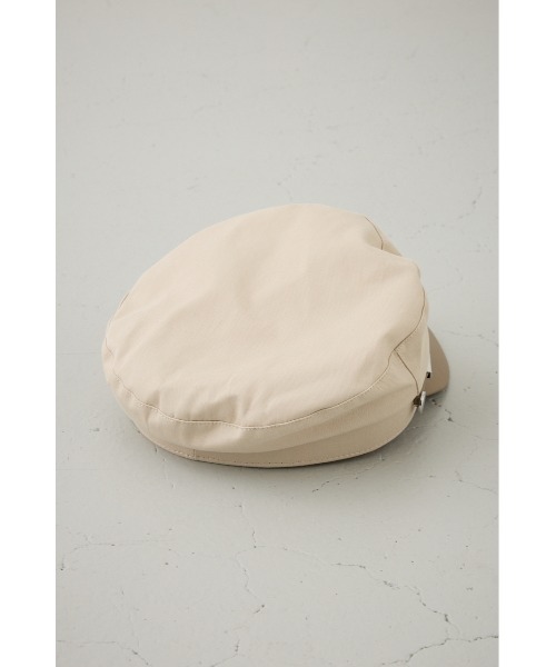 AZUL by moussy（アズールバイマウジー）の「フェイクレザーナローロープツイルキャスケット（キャスケット・レディース・ブラック/ベージュ・FREE）」の15枚目の写真