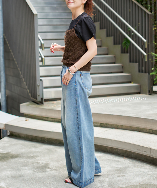 Spick & Span(スピックアンドスパン)の「手洗い可 / フリンジニットキャミソール(キャミソール・レディース・ホワイト/ブラウン/ブラック・FREE)」の16枚目の写真