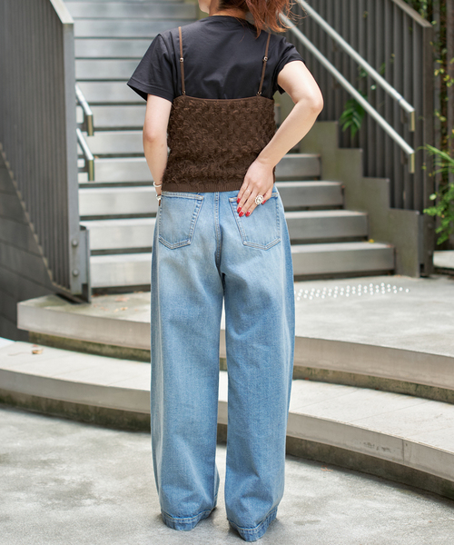 Spick & Span(スピックアンドスパン)の「手洗い可 / フリンジニットキャミソール(キャミソール・レディース・ホワイト/ブラウン/ブラック・FREE)」の17枚目の写真