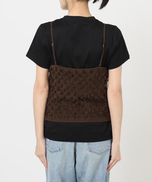 Spick & Span(スピックアンドスパン)の「手洗い可 / フリンジニットキャミソール(キャミソール・レディース・ホワイト/ブラウン/ブラック・FREE)」の20枚目の写真