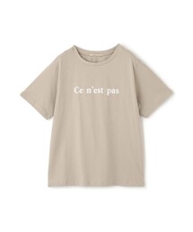 USAコットン接触冷感ロゴTシャツ
