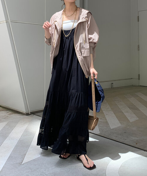 DouDou（ドゥドゥ）の「フーディージップブルゾン（その他アウター・レディース・ブラウン/ピンク/ブラック/グレイッシュベージュ・FREE）」の19枚目の写真