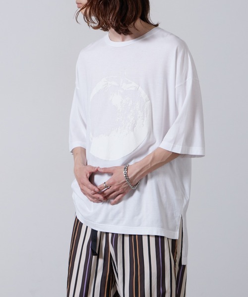 superNova.（スーパーノヴァ）の「superNova./スーパーノヴァ Printed Big Tee-Big Apple Tシャツ（Tシャツ/カットソー・メンズ・ホワイト・M）」の8枚目の写真