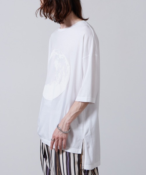 superNova.（スーパーノヴァ）の「superNova./スーパーノヴァ Printed Big Tee-Big Apple Tシャツ（Tシャツ/カットソー・メンズ・ホワイト・M）」の9枚目の写真
