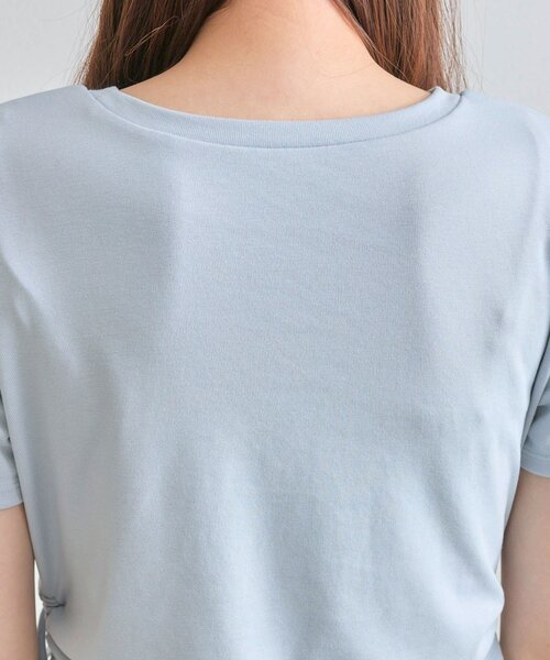 OLIVE des OLIVE(オリーブデオリーブ)の「ドロストTee(Tシャツ/カットソー・レディース・ネイビー/オフホワイト/サックスブルー・FREE)」の22枚目の写真
