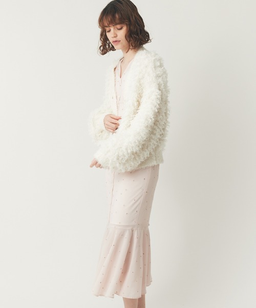 DEICY（デイシー）の「シフォンハート刺繍ワンピース（ワンピース・レディース・アイボリー/ベビーピンク・0/1）」の10枚目の写真