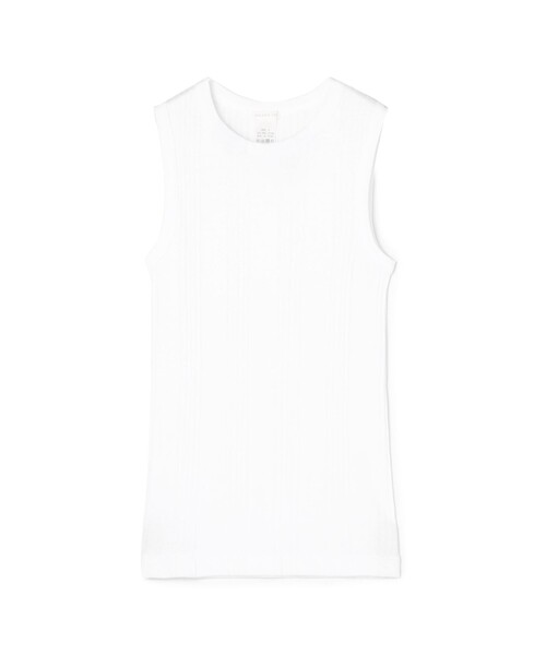 GALERIE VIE(ギャルリー ヴィー)の「ランダムテレコ ノースリーブプルオーバー(タンクトップ・レディース・ブラック/ホワイト/ネイビー/ブルー系その他・FREE)」の1枚目の写真