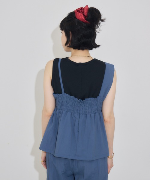 KATHARINE ROSS（キャサリンロス）の「【PILLINI/ピリーニ】アシンメトリーツイストビスチェ（ベスト・レディース・ブラック/ベージュ/ブルー・MEDIUM）」の13枚目の写真