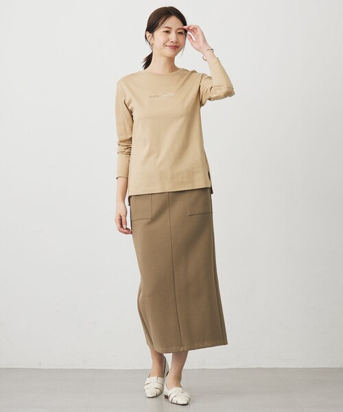 J.PRESS(ジェイプレス)の「【WEB限定】リブダンボール スカート(スカート・レディース・ブラック系/カーキ系・T13/T15)」の22枚目の写真