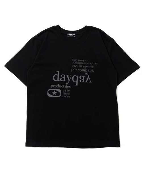 DAYDAY(デイデイ)の「スターカテゴリーロゴ S/S Tシャツ(Tシャツ/カットソー・レディース・ブラック/ホワイト・XL/L/M)」の2枚目の写真