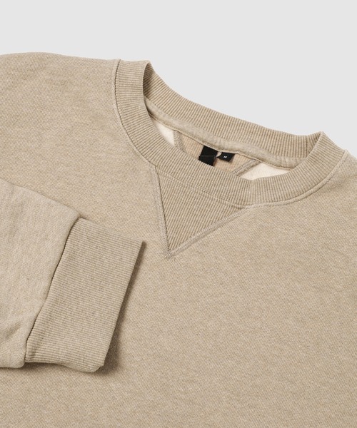 entire studios（エンタイアスタジオ）の「BOX CREW（スウェット・メンズ・ベージュ・M/L/XL）」の3枚目の写真