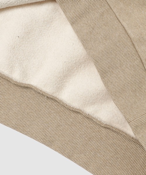 entire studios（エンタイアスタジオ）の「BOX CREW（スウェット・メンズ・ベージュ・M/L/XL）」の4枚目の写真