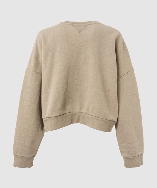 entire studios（エンタイアスタジオ）の「BOX CREW（スウェット・メンズ・ベージュ・M/L/XL）」の2枚目の写真