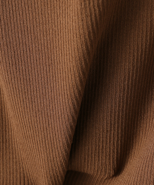 JOURNAL STANDARD(ジャーナルスタンダード)の「アメスリニットタンクトップ(タンクトップ・レディース・ブラウン/ブラック/ホワイト×ホワイト・FREE)」の13枚目の写真