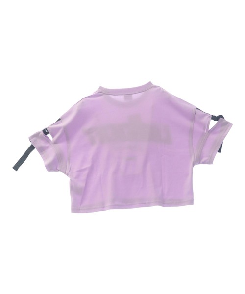 ANAP GｉRL（アナップガール）の「レオパード柄 肩アキテープ トップス（Tシャツ/カットソー・キッズ・ラベンダー/ホワイト/ブラック・XS/M/S）」の17枚目の写真