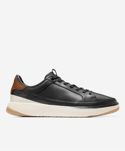 完売品◎本革【COLE HAAN】グランドプロ レザースニーカー 黒 27㎝ グランドプロ レーザー カット スニーカー. 0.0 | COLE_HAAN