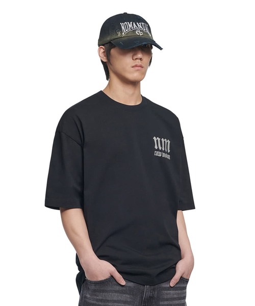 NOMANUAL（NOMANUAL）の「「NOMANUAL /ノーマニュアル」R.V ARCH LOGO T-SHIRT（Tシャツ/カットソー・メンズ・ブラック/ホワイト・X-LARGE/LARGE）」の2枚目の写真
