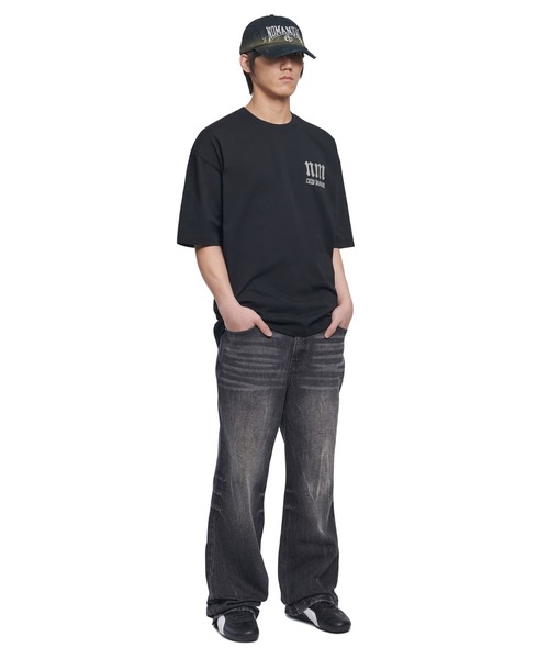 NOMANUAL（NOMANUAL）の「「NOMANUAL /ノーマニュアル」R.V ARCH LOGO T-SHIRT（Tシャツ/カットソー・メンズ・ブラック/ホワイト・X-LARGE/LARGE）」の13枚目の写真