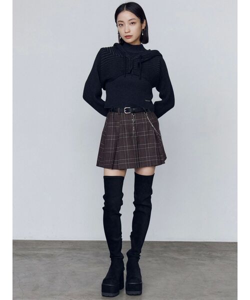 EMODA（エモダ）の「チャームチェーンベルト（ベルト・レディース・ブラック/ブラウン・FREE）」の5枚目の写真