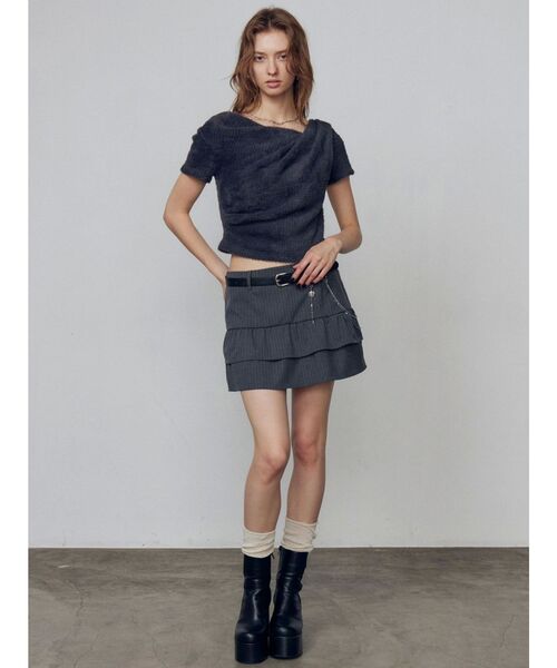 EMODA（エモダ）の「チャームチェーンベルト（ベルト・レディース・ブラック/ブラウン・FREE）」の11枚目の写真