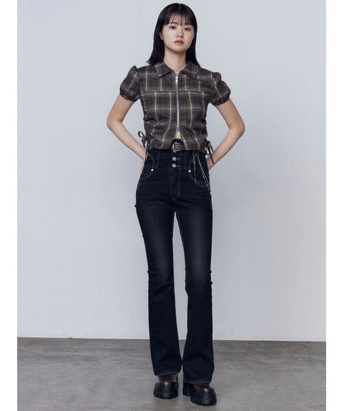 EMODA（エモダ）の「チャームチェーンベルト（ベルト・レディース・ブラック/ブラウン・FREE）」の14枚目の写真