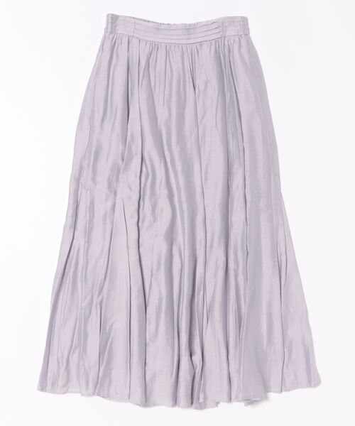 Jines(ジネス)の「シルキーローンフレアースカート【セットアップ可】(スカート・レディース・ブラック/ブラウン/パープル・38)」の13枚目の写真