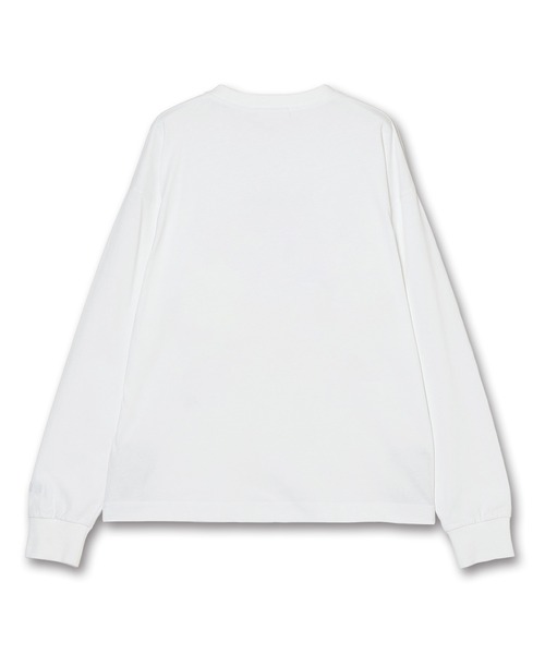 Common Noun(コモン ナウン)の「“CAT”&“DOG” Hirochika Machida 天竺ロンT(Tシャツ/カットソー・レディース・グレー/ホワイト・M/XL/L)」の3枚目の写真