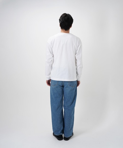 Common Noun(コモン ナウン)の「“CAT”&“DOG” Hirochika Machida 天竺ロンT(Tシャツ/カットソー・レディース・グレー/ホワイト・M/XL/L)」の20枚目の写真