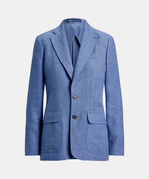 POLO RALPH LAUREN（ポロ ラルフ ローレン）の「リネンコットン ツイル ブレザー（テーラードジャケット・レディース・ブルー・0/00/2/4/6/8）」の9枚目の写真