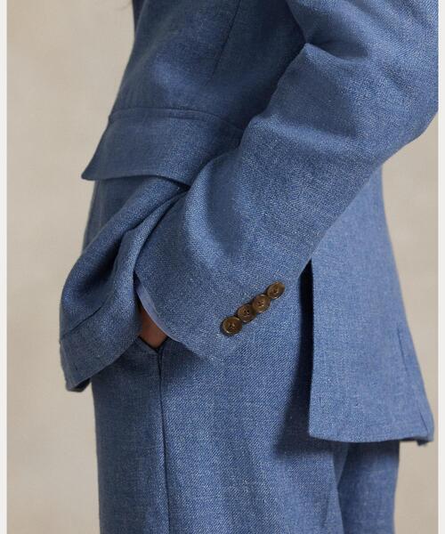 POLO RALPH LAUREN（ポロ ラルフ ローレン）の「リネンコットン ツイル ブレザー（テーラードジャケット・レディース・ブルー・0/00/2/4/6/8）」の5枚目の写真