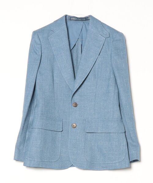 POLO RALPH LAUREN（ポロ ラルフ ローレン）の「リネンコットン ツイル ブレザー（テーラードジャケット・レディース・ブルー・0/00/2/4/6/8）」の4枚目の写真