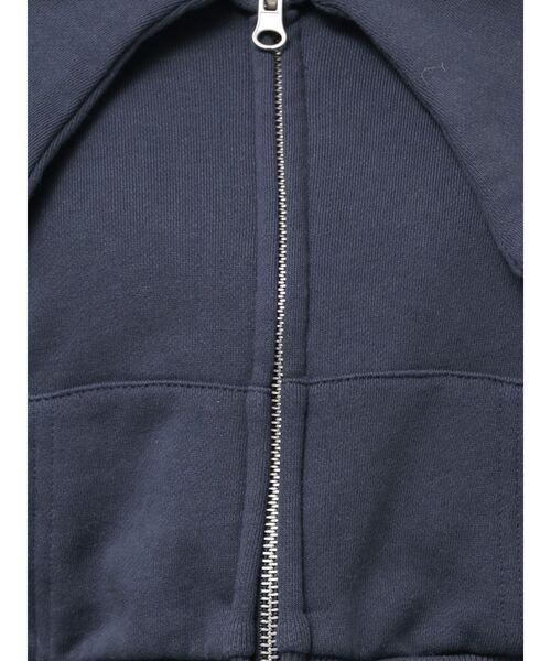 EATME(イートミー)の「【SETUP着用可】オフショルパーカーデザインTOP(Tシャツ/カットソー・レディース・グレー/ネイビー/ブラック・FREE)」の8枚目の写真