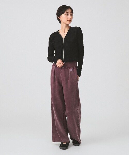 Ray BEAMS（レイビームス）の「【別注】Champion / スウェット パンツ（スウェットパンツ・レディース・ブルー/ワインレッド/ブラック・MEDIUM/SMALL）」の15枚目の写真