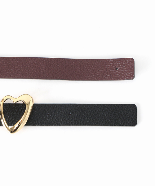 新品　別注　A VACATION ハート型バックル ブラウンベルト A VACATION ハートベルト