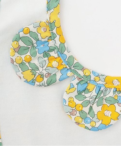sense of wonder（センスオブワンダー）の「フラワースタイ（スタイ/よだれかけ・キッズ・ピンク/レモンイエロー・F）」の5枚目の写真