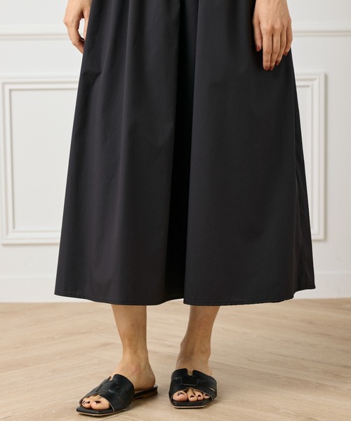 INED(イネド)の「【UVカット】【接触冷感】ORGANIC FIELDプレーティング コンビワンピース(ワンピース・レディース・ブラック/ベージュ・9号/7号)」の14枚目の写真