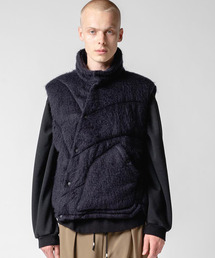 yoshiokubo(VIN{)yoshiokubo VIN{ / SHAGGY TWIST VEST VM[cCXgxXg / YKF25511(_ExXg)
