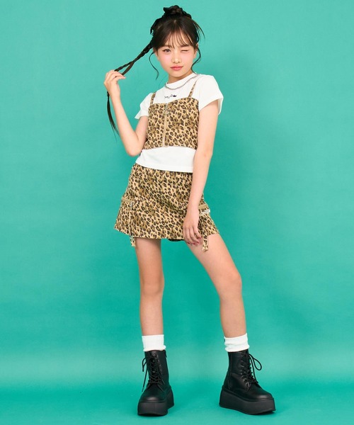 セール】サイド ポケット デザイン スカパン【キッズお揃い