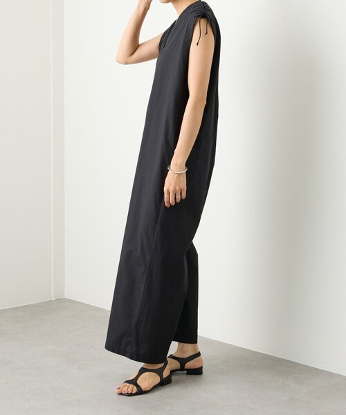 BEARDSLEY(ビアズリー)の「肩レースアップサロペット(サロペット/オーバーオール・レディース・ブラック・FREE)」の3枚目の写真