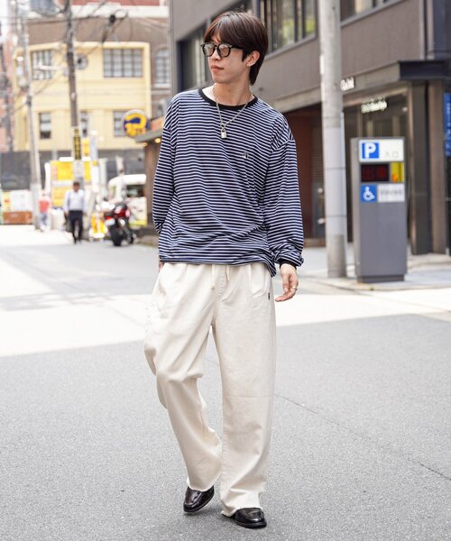 CPCM(シーピーシーエム)の「【ANYMAL】1ポイント刺繍裾フリンジデニム(デニムパンツ・レディース・ホワイト/ネイビー・MEDIUM/LARGE)」の6枚目の写真