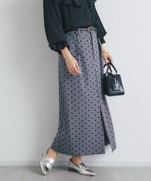 un dix cors | 《大人可愛い・着映え力抜群◎》フロッキードットタックスカート(スカート)