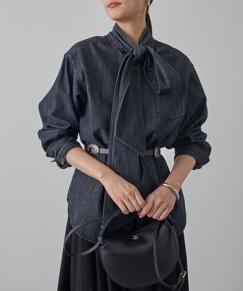 LOUNGEDRESS（ラウンジドレス）の「デニムボウタイブラウス（シャツ