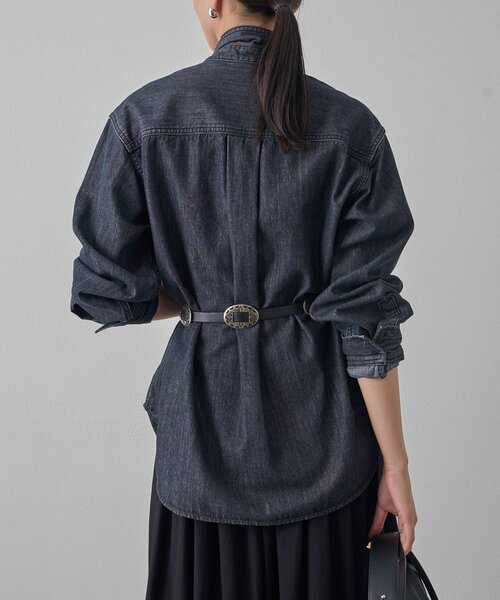 LOUNGEDRESS（ラウンジドレス）の「デニムボウタイブラウス（シャツ