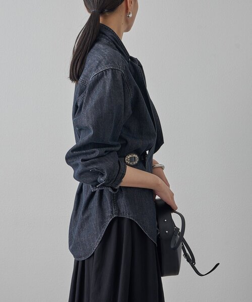 LOUNGEDRESS（ラウンジドレス）の「デニムボウタイブラウス（シャツ