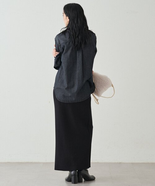 20周年限定】デニムボウタイブラウス（シャツ/ブラウス）｜LOUNGEDRESS